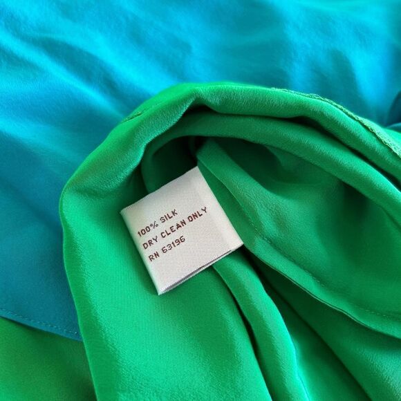 NWT Suzi‎ Chin for Maggy Boutique 2 Colorblock Sleeveless Dress - Flawed - Picture 8 of 12